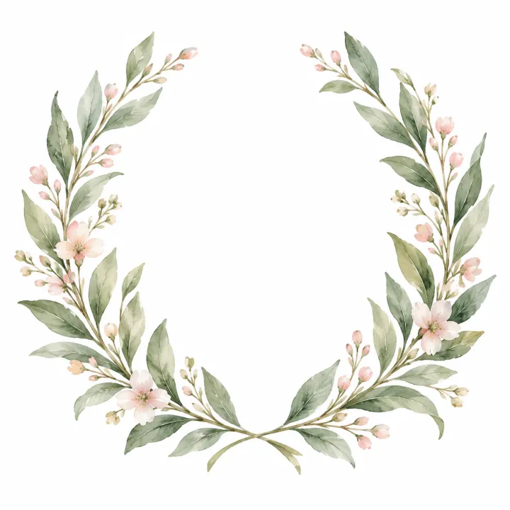 Clipart set — a laurel wreath
